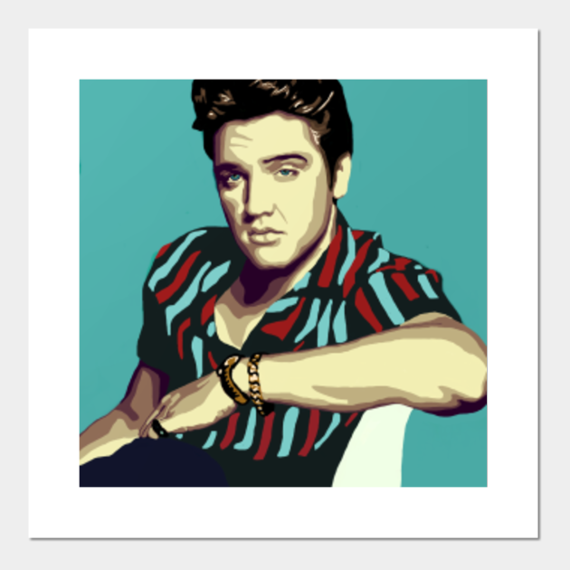 elvis canvas painting